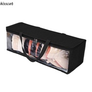 KISSCAT Baseball Cap Storage Box, Foldable Dust-proof Cap Storage Organizer, Multipurpose Use Clear 