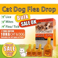 Buy 3 Packs 1 Piece Flea Drops Advantage Fipronil Spot on Cat & Dog Cat Dog Anti Flea Flea Lice