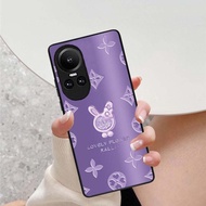 เคส OPPO Reno 10 เคส OPPO Reno 10 Pro เคส OPPO Reno 8Z 7Z 8T 5G เคส OPPO A78 5G หรูหราเคสกันกระแทกแก้วเหลวกระต่ายและเคสโทรศัพท์กันตก