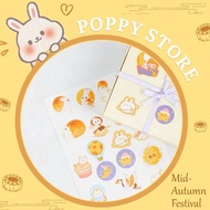 Moon Decal, sticker Decorative Cute Moon Pattern, Cake Box Decoration, Gift- POPPY STORE