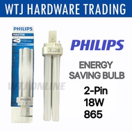 Philips Master PLC 2 Pin 18W Energy Saving Bulb 865 / Lamp Base PLC ENERGY SAVING DOWN LIGHT BULB ME