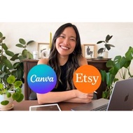 [Course] Make Passive Income with Canva Templates Etsy Template Shop