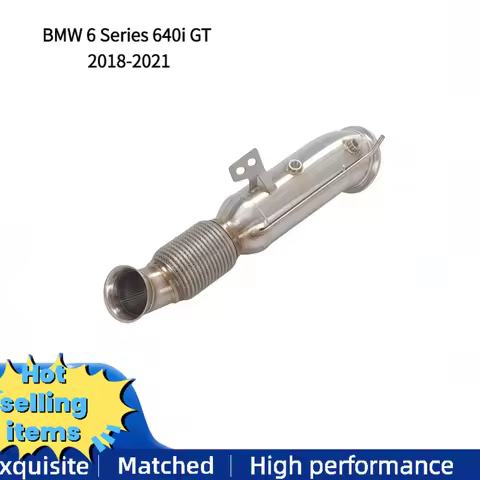 Custom 4.5-inch B58 Exhaust Header Downpipe for BMW 6 Series 640i GT 2018-2021 OEM SS304 Exhaust Pip
