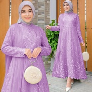 hk3 MAXI SEIKA (M L XL XXL XXXL) GAMIS BRUKAT GAMIS PESTA GAMIS SYARI