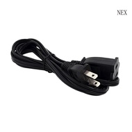 NEX 2-Prong Male Female Extension Power Cable Outlet Extension Cable US 2 Prong Male Female Power Extension Cable 1 5m