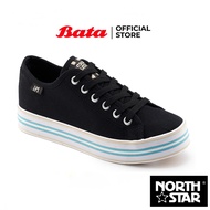 Bata บาจา by North Star รองเท้าผ้าใบสนีคเกอร์ แบบผูกเชือก แฟชั่น ลำลอง ดีไซน์เทห์ สวมใส่ง่าย สำหรับผ