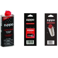 Original Zippo Lighter Fluid + Flint + Wick