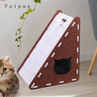 [Baosity11] Triangle Cat Scratcher Felt Pet Supplies Furniture Protector Cat Furniture