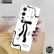 KAZERO - Case hp VIVO V25 PRO - Fashion Case Ribbon - Pro Camera - Softcase VIVO V25 PRO - Casing VI