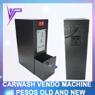 🇵🇭 Carwash Vendo Machine 5 Peso Coins Slot Old and New