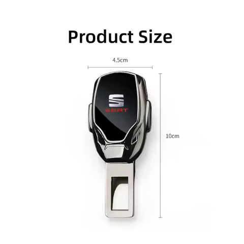 Car Seat Belt Clip Extender Lock Buckle Plug Car Accessories interior for Seat Leon 5f Ibiza 6l 6j L