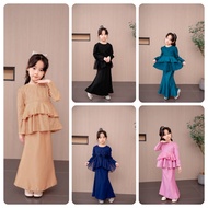 【READY STOCK】Baju Kurung Peplum | Baju Melayu | Baju Raya | Budak Perempuan (2years~11years)