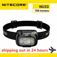 NITECORE NU33 Headlamp built in battery Torch Camping Working Flashlight Head Torch Light Outdoor Cycling Supplies Portable