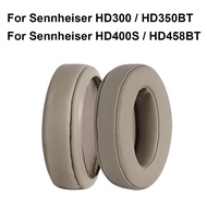 แผ่นปิดหู1คู่สำหรับ Sennheiser HD300 HD350BT HD380 Pro HD400S HD458BT หูฟังสำรองที่คาดศีรษะที่ครอบหูชุดหูฟังฟองน้ำอุปกรณ์ซ่อม