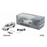 64B0408-BM Creations 1/64 Mitsubishi Lancer EVO V/VI-SILVER(RHD)