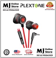 Original Plextone G15 Magnetic Strong Bass Gaming Earphone Headphone with Mic PUBG