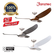 Fanztec V-3200 DC Motor Ceiling Fan - Non-LED 52" 👉 Made in Taiwan