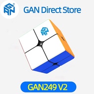 GAN 249 V2 Magic Speed Gan Cube Gan 2X2 249 Professional Mini Pocket Cube GAN V2 Cube Stickerless Pu