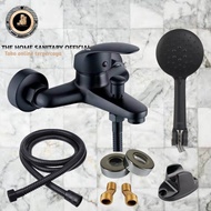Kran shower bethub panas dingin HITAM/kran mixer panas dingin HITAM