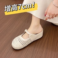 mary jane shoes women shoes Comfortable Mary Jane Sandals - Woven Hollow Toe | Summer 2025