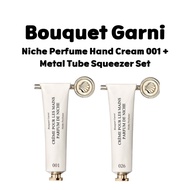 [Bouquet Garni] Niche Perfume Hand Cream 001 / 026 + Premium Tube Squeezer Set