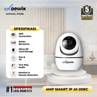 LOEWIX 4MP Indoor Full Color Wireless CCTV Camera - Wifi IP Camera - A1-20BC