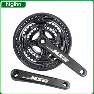 Anodized Finish 48T Aluminum Crankset Irregular Tooth Design Mountain Bike Crankset for Cyclists