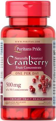 Puritan's Pride One A Day Cranberry -60 Capsules