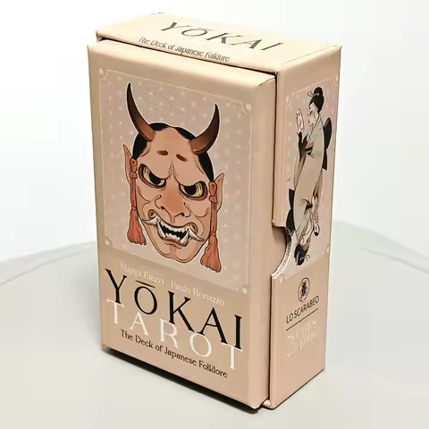Yokai Tarot Deck 12*7cm 78 Pcs Cards Rooted In Japanese Folklore Printed on 350GSM Embossed Cardstoc