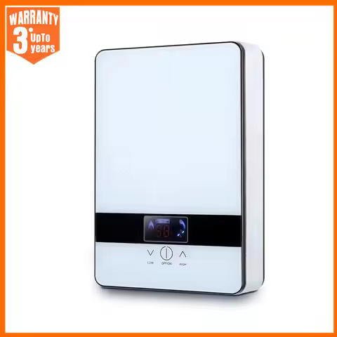 6500W Instant Electric Water Heater 220V Thermostat Flow Heater For Bathroom Kitchen Hot Shower Fast