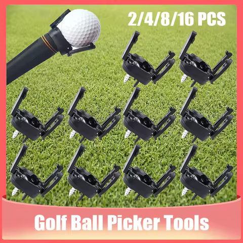 2/4/8/16Pcs Golf Ball PickUp For Putter Open Pitch And Retriever Golf Ball Picker Golfball Pick Up T