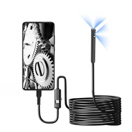 [STC1] Endoscope Camera with Light, 1920P HD Borescope 8 Adjustable LED Lights Dual Lens, IP67 Water