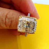 Super Flash 5ct 9x11MM Moissanite Ring GRA Certificate Laboratory Diamond Rings Women Jewelry Gift 1