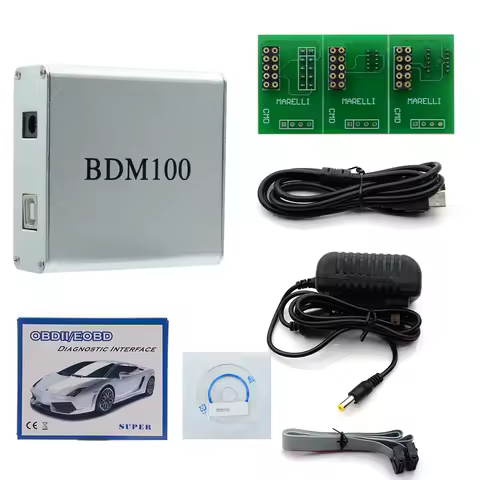 High Quality BDM100 V1255 Programmer ECU Chip Tuning BDM 100 Code Reader Remapping LED BDM Frame BDM