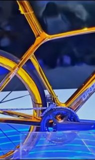 金色富士公路單車，細架，Fuji road bike, small frame, shimano 105, Italian tires