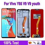 จอ LCD แบบดั้งเดิม6.3 "สำหรับ VIVO Y85/V9เยาวชน1727 1726จอแอลซีดีแสดงผลหน้าจอสัมผัสทำให้เป็นดิจิทัลป