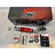 YSS R25 V1 V2 R3 MT03 Adjustable Monoshock With Tank MX366-280TRCL-18-858 Black/Red/Black