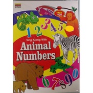 Sing Along With Animal Numbers 1-10 VCD With Book