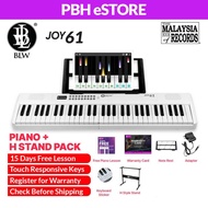 BLW JOY61 61-Keys Foldable Portable Electronic Piano Keyboard Package 电子琴 钢琴