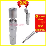14 mm / 16mm Flexible Plug Socket Universal Wrench Head Repair Tools High Strength Spark Plug Socket