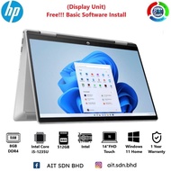 HP Pavilion x360 14-ek0033dx 14"FHD Touch Laptop Intel Core i5-1235U 8GB 512GB SSD Intel W11 (Displa