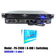 A-ONE Power Amplifier 700W Switching PA-2000 Output 350w X 350w