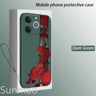 For Realme Note 70 Phone Case Dark Night Flower Collection Red Rose Shockproof TPU coquette Cellphon