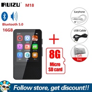 RUIZU M18 Bluetooth MP3 MP4 Player With Built-in Speaker Touch Screen