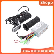 Shopp Electric Bicycle Accessories E-bike Motor 36V/48V 350W Brushless Controller and 124DX LCD Throttle Set for