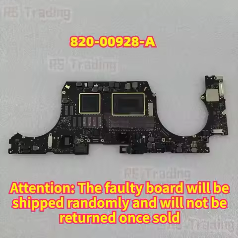 820-00928-A Faulty Logic Motherboard for Macbook Pro A1707 Repair 2017 Years