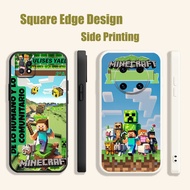 Casing For OPPO Reno6 Reno 7 7z 5K A16E A16K A94 The Minecraft Game portada BOH17 Phone Case Square 