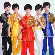 kid/adult Chinese Traditional Dragon Wushu Uniform Kid Girl Boy Kung Fu Clothing Set Martial Arts Un