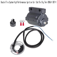GO Auto-Double Fire System High Performances Ignition Coil Set for Big Twin DSK6-1 DC7-1