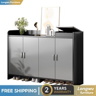 Shoe Cabinet Simple Large Capacity Multi Layer Shoe Rack Cabinet Home Gray 90cm Shoe Storage Cabinet